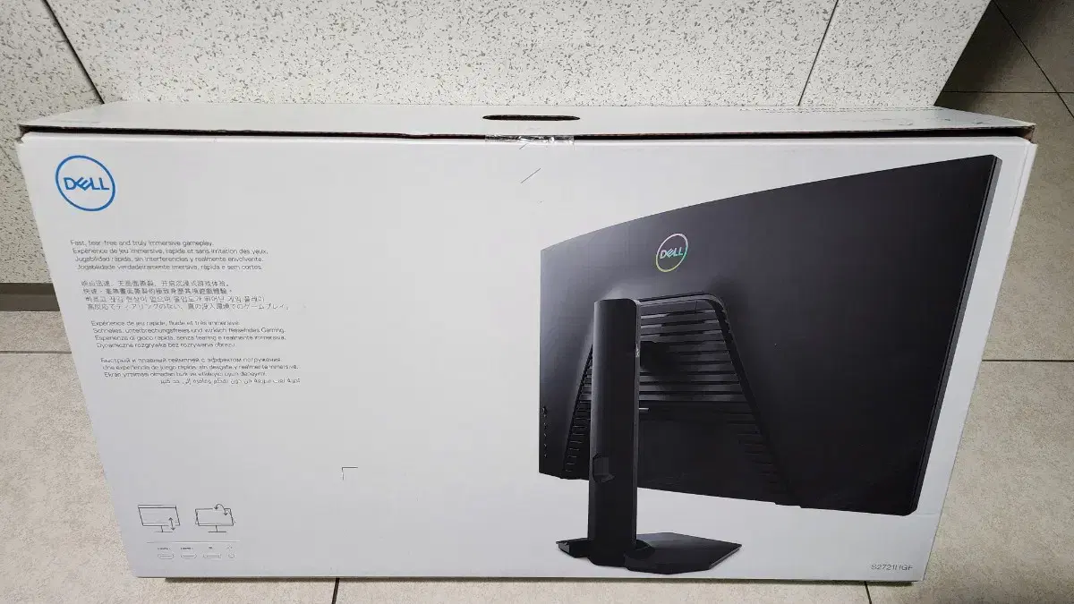 게임 Dell 27 커브드 게이밍모니터 S2721HGF